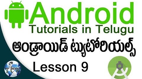 Android Development Tutorials in Telugu - Lesson 9 - How to Add Two Numbers