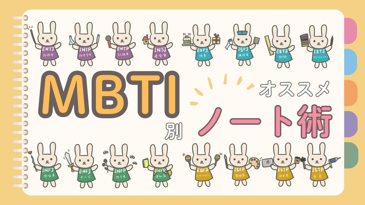 【保存版】MBTI診断でわかる自分にぴったりのノート術【16タイプ完全解説】