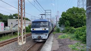 EF210-129      貨物　川崎新町駅通過