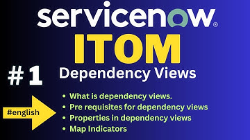 #1 Service now ITOM Dependency views