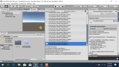 14. Function with parameters -  Game Development Course Using Unity and c#