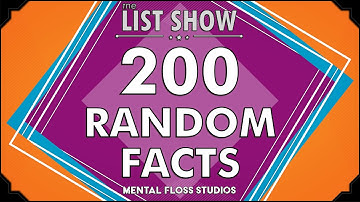 200 Random Facts Presented Without Context | Mental Floss