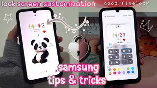 samsung tips & tricks ✨ lock screen on another level