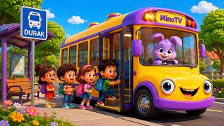 Wheels on the Bus 🚌 Fun Kids Song | MinoTV