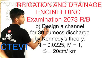 Irrigation and drainage numerical || Irrigation important numerical