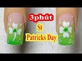 3 pht design ombre v l st patricks day  nail tutorial