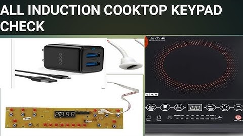 Induction Cooktop Display Panel Not Working Problem || किन कारणों से आती है || Keyboard check