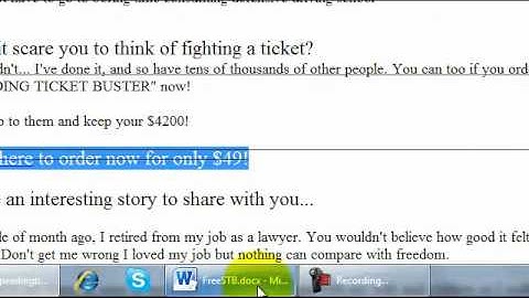 Beat a Speeding Ticket for Free