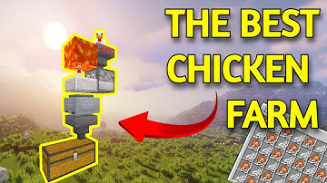 The most EFFICIENT Chicken Farm in Minecraft (without nether items)