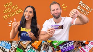 WE TASTE TEST EVERY KETO BAR - SHOCKING AND BRUTALLY HONEST REVIEW