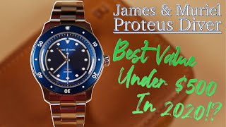 James &amp; Muriel Proteus Diver Watch Review | Best Value Under $500 in 2020!? | Take Time
