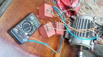 Experiment: asynchronous motor as a asynchronous generator