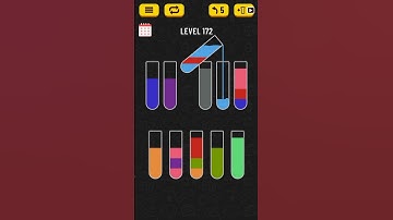 water sort color puzzle level 172 gameplay walkthrough solution