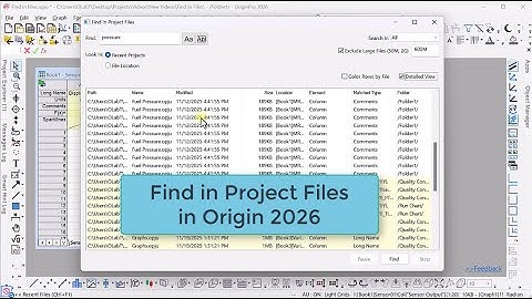 Find in Project Files