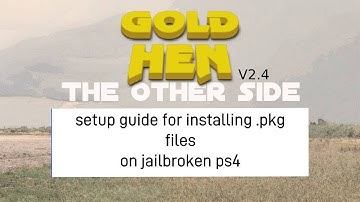 How to install .pkg files on jailbroken ps4