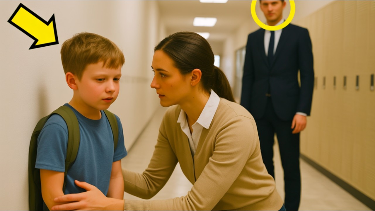 PROFESOARA CONSOLEAZĂ UN BĂIAT… FĂRĂ SĂ ȘTIE CĂ TATĂL BOGAT ERA ÎN ACELAȘI LOC