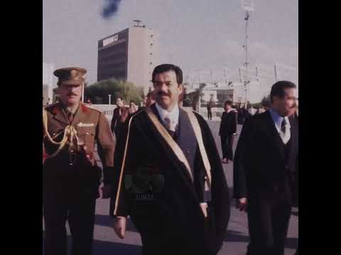 صدام حسين لابس بشت صدام حسين صدام