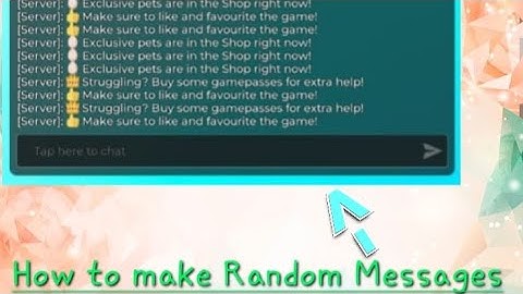 How to make Random Messages in Roblox "Studio Lite"