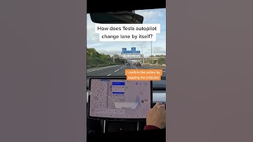 how does a Tesla change lanes by itself?!