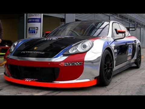 Porsche Panamera Superstars Series Race Car - Accelerations Sound