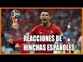 REACCIONES DE HINCHAS AL PARTIDO DE ESPAÑA VS PORTUGAL | MUNDIAL 2018