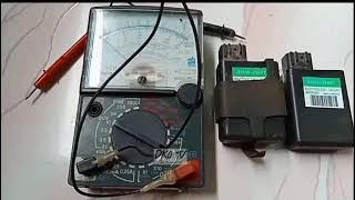 Cara mudah tes CDI Satria FU dengan Multitester