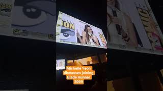 Michelle Yeoh talks about joining Blade Runner 2099! #SDCC26 #SDCC
Michelle Yeoh talks about joining the iconic world of Blade Runner for her new upcoming Prime Video series Blade Runner 2099 during the Amazon Prime Blade Runner 2099 panel at San Diego Comic Con 2026! #sdcc26 #michelleyeoh #bladerunner2099
Dont forget to subscribe and join in on the conversation through the sites below!
Follow On Twitter! twitter.com/ChillyBoyYT
Follow On Instagram: chillboy_productions
Follow On Letterboxd: letterboxd.com/lcscreentalk
Communicate Through Email! screentalkchannel@gmail.com Michelle Yeoh talks about joining Blade Runner 2099! #SDCC26 #SDCC