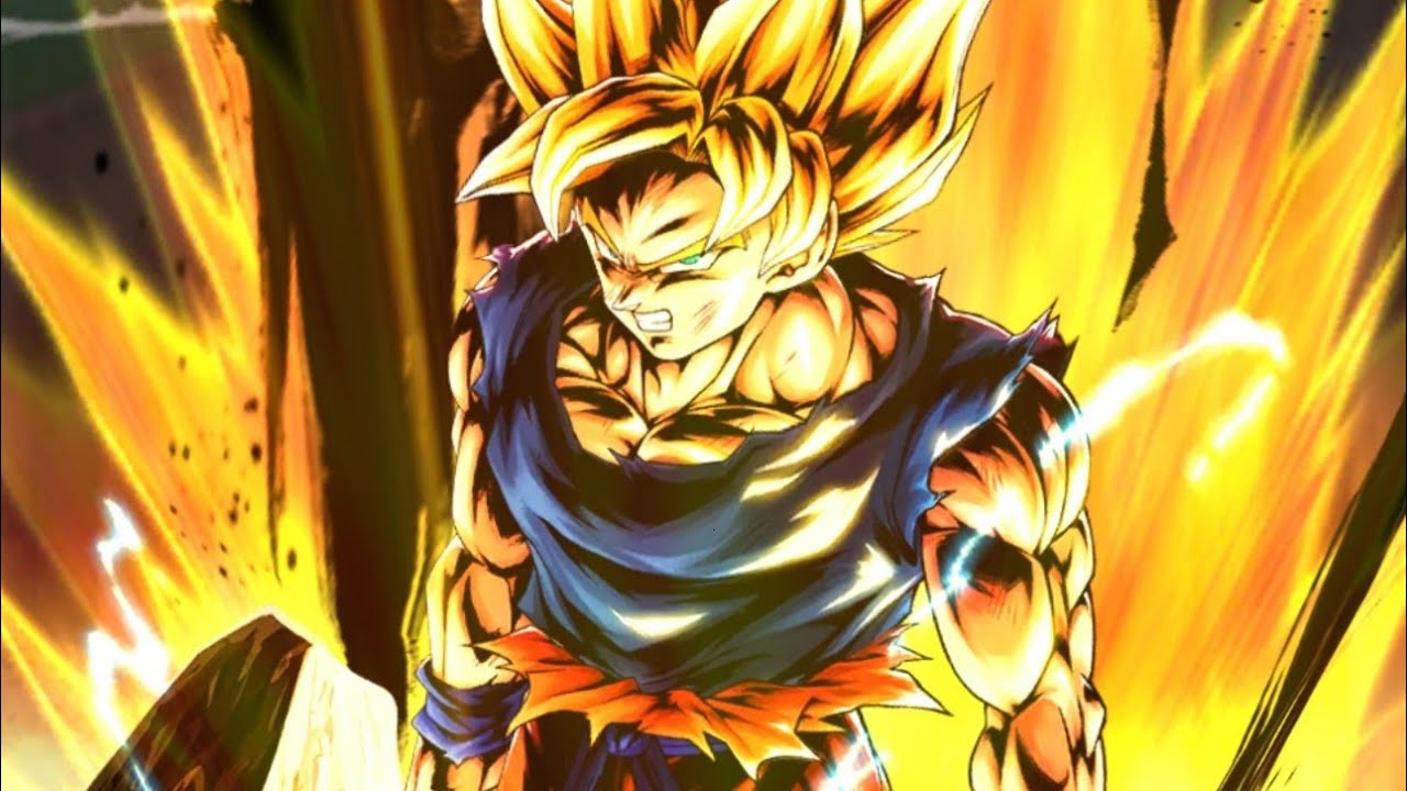 Ultra Super Saiyan Goku Animation - Dragon Ball Legends - YouTube