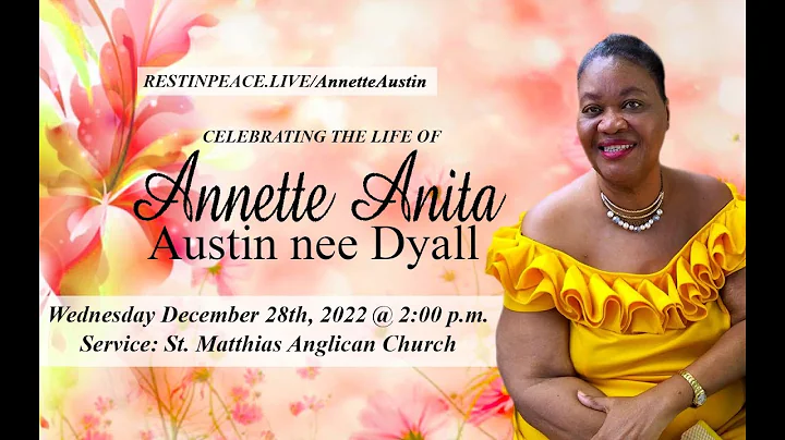 live Stream for Annette Anita Austin nee Dyal