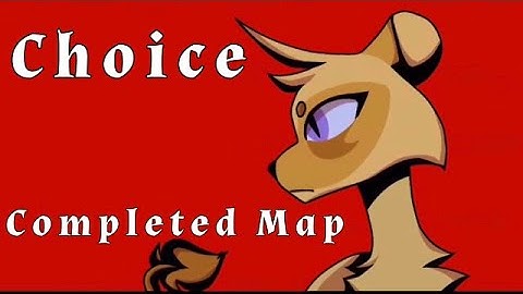 Choice completed map