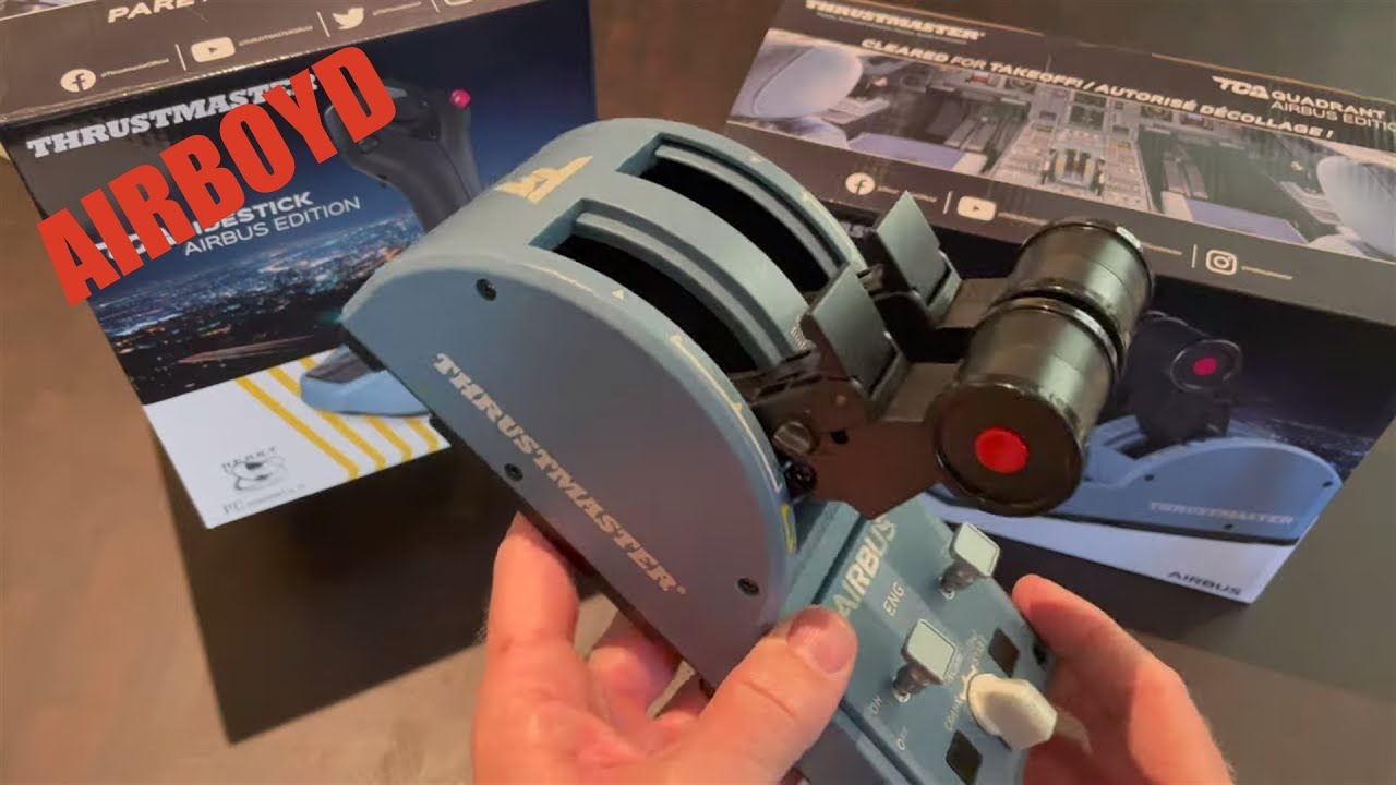Thrustmaster Airbus Throttle Quadrant TCA Unboxing YouTube