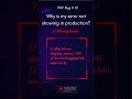 Why Is My Error Not Showing in Production? | PHP Bug #19