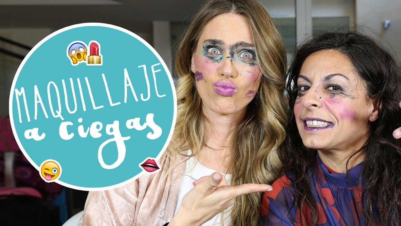 Maquillaje a ciegas challenge con mi prima LQSA - Vanesa Romero TV