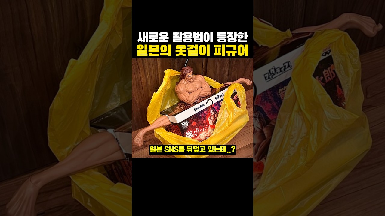 새로운 활용법이 '등장한' 일본의 옷걸이 피규어?ㅋㅋㅋㅋ