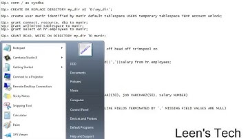 Oracle DBA 11g Tutorial in Bangla: L#17 P#4 Moving Data|Load data form text file using oracle loader