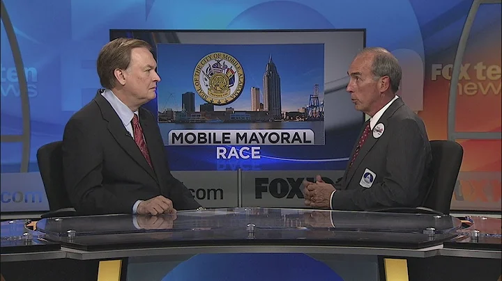 Bob Grip talks with Mobile mayoral candidate Sandy...