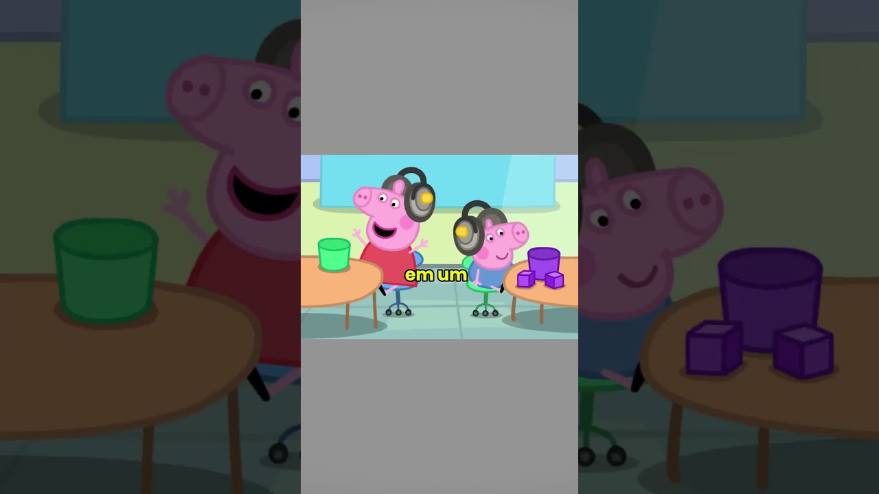 O GEORGE PIG É SURDO!!!  #culturageek #memes #shorts #peppapig #georgepig #humor #desenho