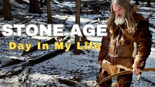 A STONE AGE Day In My Life #hunting #survival #stoneage #outdoorskills #archery #bushcraft #paleo