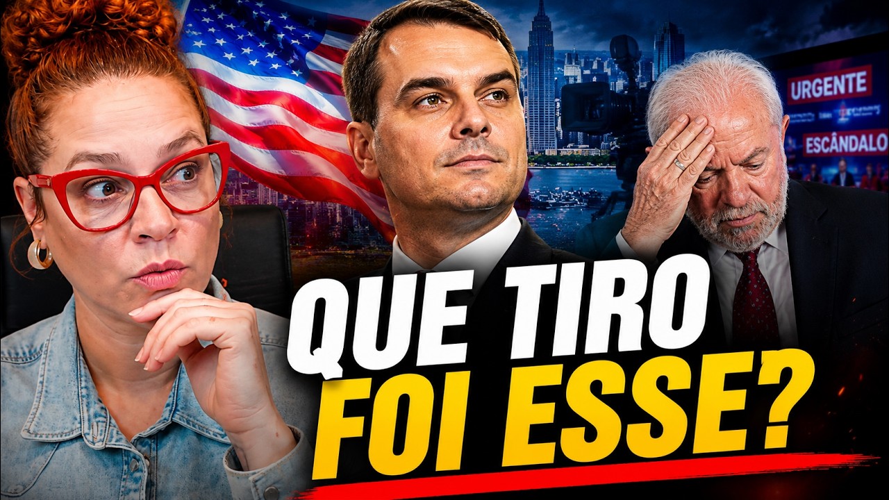 FLÁVIO CALOU A MÍDIA — foi aos EUA, cresceu nas pesquisas e deixou Lula nervoso