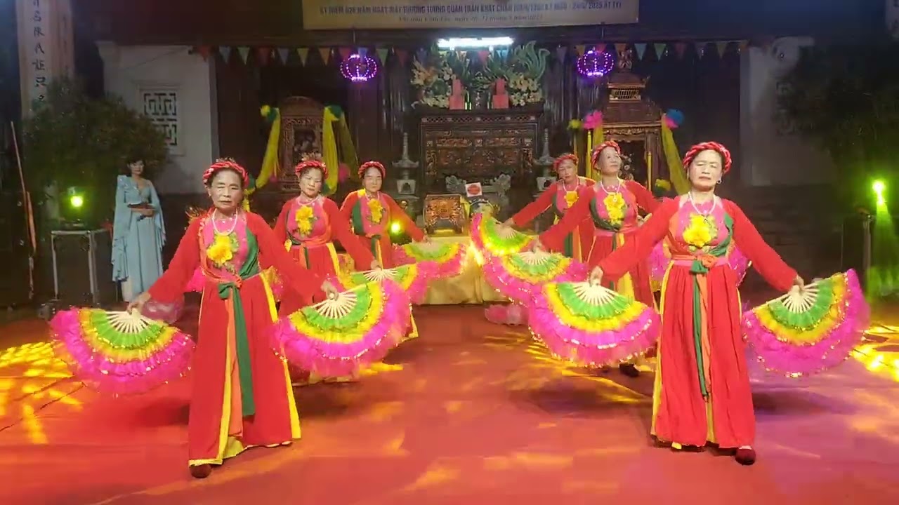 Đêm 23/4/2025 âm lịch múa tại đền Trần Khát Chân.