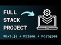 Nextjs app router prisma postgres your first full stack application