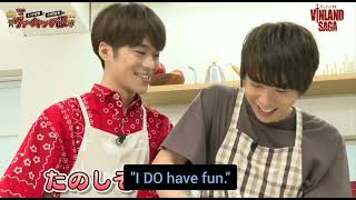 ENGsub Kensho Ono and Uemura Yuuto making a bread together TWIN ENGINE