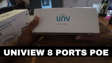 UNV 8-Port POE Switch NSW2020-10T: Unboxing & Power Test!