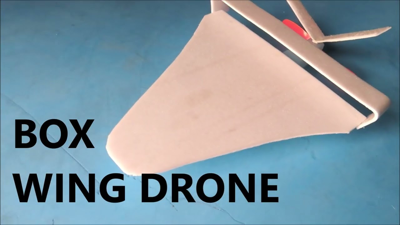 First ever ! High payload fuel economy long ranged BOX WING DRONE patent pending