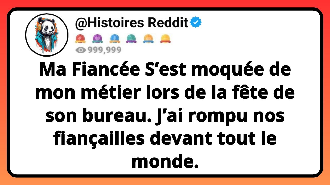 Ma FIANCÉE S’est Moquée De Mon Métier Lors De La Fête De Son Bureau. J’ai Rompu Nos Fiançailles...