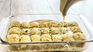 #puffpastry #baklava #Tiktok بقلاوة البف بيستري ترند التيك توك puff pastry baklava