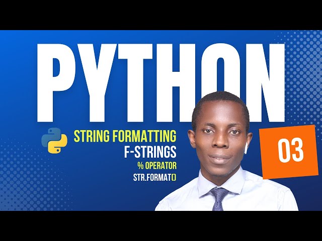 String Formatting in Python Explained - (3 Types) | ALX PLD