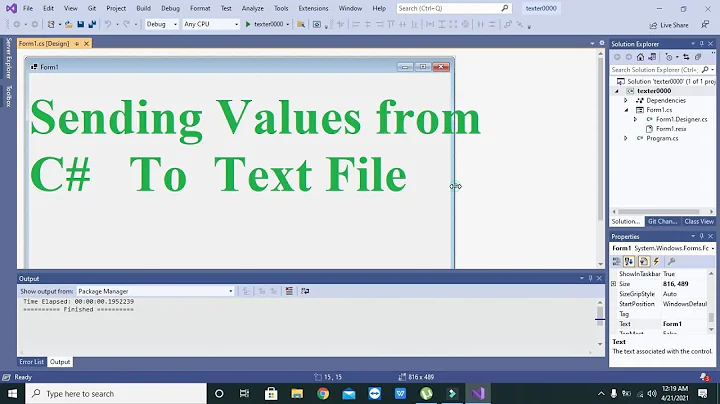 how to export data from c# to a text file | sending data from a c# form to a text file