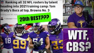 CBS Sports Ranks the Minnesota Vikings Roster 20th Best in the NFL. WHAT in the Actual F????