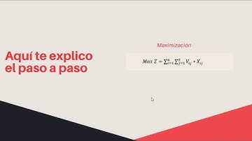 Como modelar problemas de Asignación